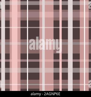 Motif à carreaux marron et corail de texture, pêche, rose en couleurs tendance moderne. L'élément de conception graphique en grand 12x12 pour papier numérique. Banque D'Images
