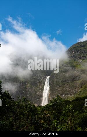 La CASCA d'anta cascade à l'intérieur de la Serra da Canastra Parc national au Brésil Banque D'Images