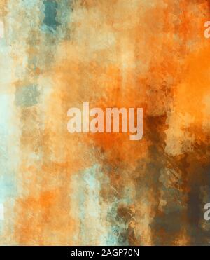 Peinture abstraite. Taches de peinture , pinceau. Fond multicolore. Texture peint rouge. Toile artistique. L'art moderne. Banque D'Images