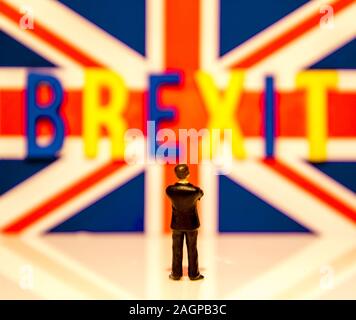 Brexit est l'un des, sinon le, plus grande nouvelle sujets sur les médias à travers le monde. Banque D'Images