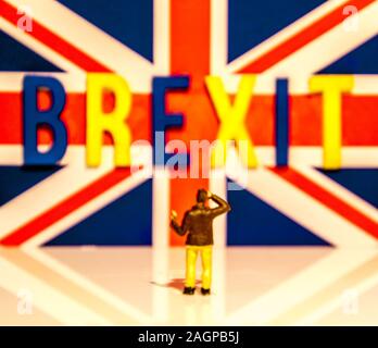 Brexit est l'un des, sinon le, plus grande nouvelle sujets sur les médias à travers le monde. Banque D'Images