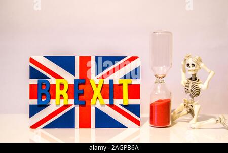 Brexit est l'un des, sinon le, plus grande nouvelle sujets sur les médias à travers le monde. Banque D'Images