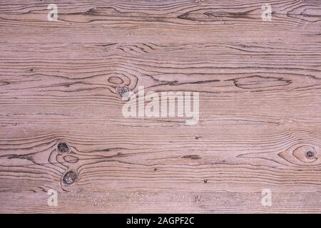 Plancher en bois Vintage détail arrière-plan avec effet filtré. L'orientation horizontale, noeuds dans le bois. Banque D'Images