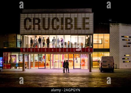 The Crucible Theatre, Sheffield, Yorkshire, Angleterre, Royaume-Uni Banque D'Images