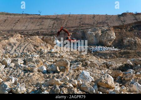 Mine, Escuzar, province de Grenade, Andalousie, Espagne, Europe. Banque D'Images