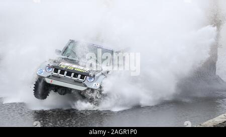 Beijing, Chine, province de Liaoning. 17 Juin, 2019. Xu Qiao Senhai de Guizhou Park fait concurrence au cours de la Chine Offroad Championship (COC) à Fuxin, nord-est de la Chine, la province de Liaoning, 17 juin 2019. Source : Xinhua/Yulong Pan/Alamy Live News Banque D'Images