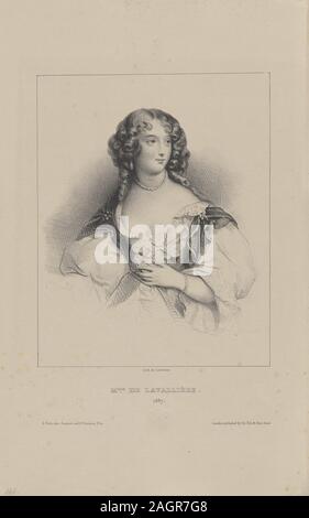 Louise de la Baume Le Blanc, Duchesse de La Vallière (1644-1710). Musée : collection privée. Auteur : anonyme. Banque D'Images