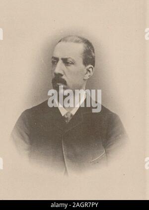 Portrait de l'organiste et compositeur Charles-Marie Widor (1844-1937). Musée : collection privée. Auteur : anonyme. Banque D'Images