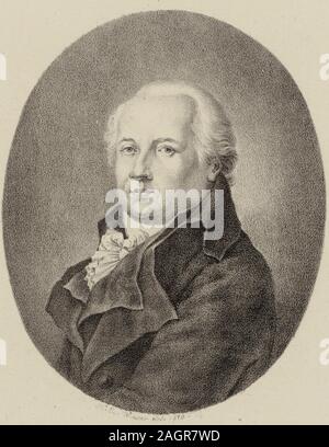Portrait du compositeur Johann Friedrich Reichardt (1752-1814). Musée : collection privée. Auteur : Heinrich Eduard von l'hiver. Banque D'Images