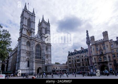 L'Abbaye de Westminster à Londres, en Angleterre Banque D'Images