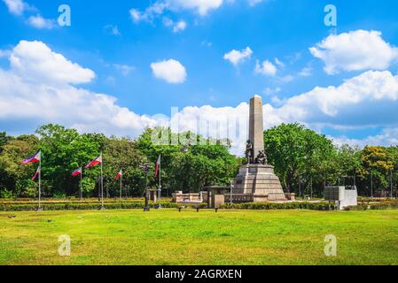 Parc beautifual à Manille, la capitale des Philippines Banque D'Images