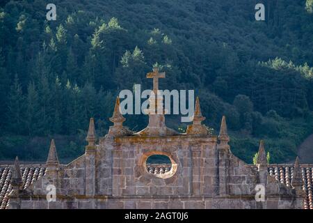 Real Monasterio de San Millán de Yuso, mandado construir en el año 1053 por el Rey García Sánchez III de Navarre, San Millán de la Cogolla, La Rioja, Espagne. Banque D'Images