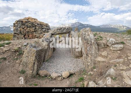 Dolmen de San Martín, neolítica época, Laguardia, Alava, Pays Basque, Espagne. Banque D'Images