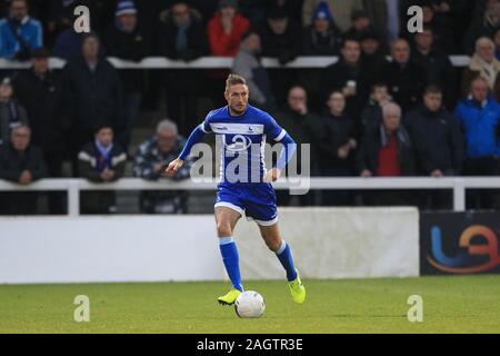 Hartlepool, UK. 21 décembre 2019. Gary Liddle de Hartlepool United en action pendant le match de championnat national de Vanarama entre Hartlepool United et Dagenham & Redbridge au parc Victoria, Hartlepool le dimanche 21 décembre 2019. (Crédit : Mark Fletcher | MI News) photographie peut uniquement être utilisé pour les journaux et/ou magazines fins éditoriales, licence requise pour l'usage commercial Crédit : MI News & Sport /Alamy Live News Banque D'Images