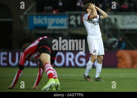 Rotterdam, Pays-Bas. Dec 21, 2019. Teun Koopmeiners (AZ Alkmaar) photographié au cours de la fixation de l'Eredivisie 2019-2020 entre le Sparta Rotterdam et AZ Alkmaar à Spartastadion Het Kasteel. Credit : ZUMA Press, Inc./Alamy Live News Banque D'Images