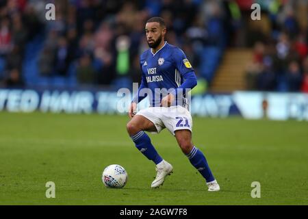 Cardiff, Royaume-Uni. Dec 21, 2019. Richards jazz de la ville de Cardiff en action.EFL Skybet match de championnat, Cardiff City v Preston North End au Cardiff City Stadium le samedi 21 décembre 2019. Cette image ne peut être utilisé qu'à des fins rédactionnelles. Usage éditorial uniquement, licence requise pour un usage commercial. Aucune utilisation de pari, de jeux ou d'un seul club/ligue/dvd publications. Photos par Andrew Andrew/Verger Verger la photographie de sport/Alamy live news Crédit : Andrew Orchard la photographie de sport/Alamy Live News Banque D'Images