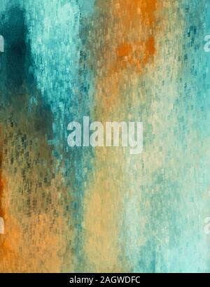 Peinture abstraite. Taches de peinture , pinceau. Fond multicolore. Texture peint rouge. Toile artistique. L'art moderne. Banque D'Images