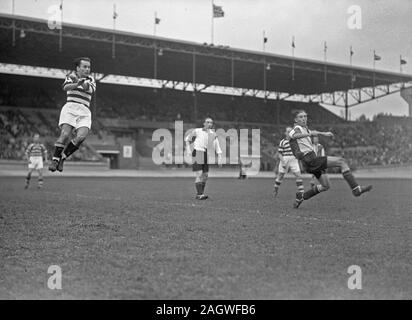 Le 27 septembre 1947 Match de foot - Blauw Wit contre 1-5 score jeu de Feijenoord Banque D'Images