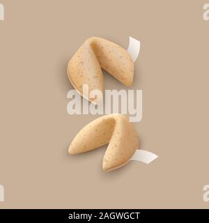 Fortune Cookies chinois Illustration de Vecteur