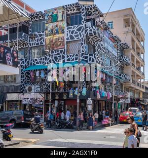 Port Louis, Maurice Boutiques Banque D'Images