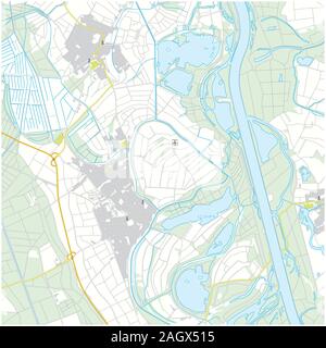 Résumé de couleur contour topographique détaillée map background Illustration de Vecteur