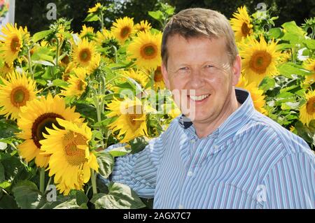 Bill Turnbull. Spectacle floral du Hampton court Palace de la RHS Hampton court, East Molesey, Surrey. ROYAUME-UNI Banque D'Images