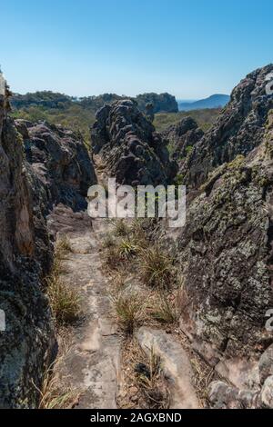 Parque Histórico ou Parc historique Valle de la Luna ou la vallée de la Lune, San José de Chiquitos, Mission des Jésuites, des basses terres de l'Amérique latine, Bolivie, Banque D'Images