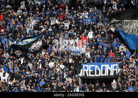 Bergame, Italie. Dec 22, 2019. fans atalanta Atalanta vs Milan, au cours de l'Italien Serie A Football Championnat Hommes à Bergame, Italie, 22 Décembre 2019 : Crédit Photo Agency indépendante/Alamy Live News Banque D'Images