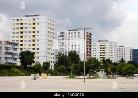 Maisons multi-familiales, Linz, Haute Autriche, Autriche, Europe Banque D'Images