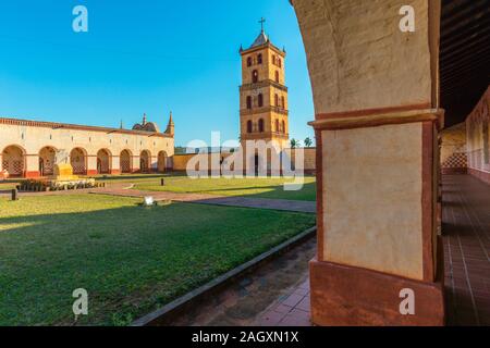 Museo Misional ou Mission Museum, San José de Chiquitos, Mission des Jésuites, le circuit du patrimoine mondial de l'UNESCO, la Bolivie, l'Amérique latine Banque D'Images