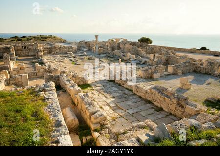 Ruines de Kourion ancienne ville près de Limassol, Chypre Banque D'Images