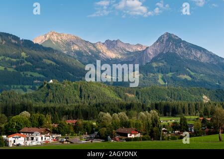 Alpes d'Allgäu en Bavière avec Rubihorn Banque D'Images