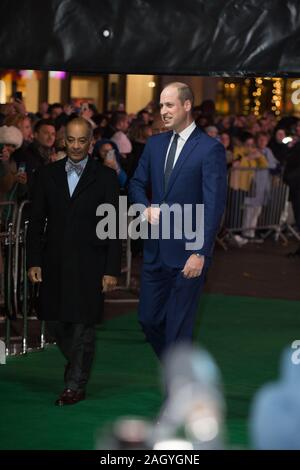 Assiste à la remise des prix de la Défense au cinéma Empire à Leicester Square. Londres. 21.11.19 comprend : duc de Cambridge où : London, Royaume-Uni Quand : 21 Nov 2019 Credit : WENN.com Banque D'Images