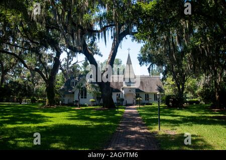 Le Christ dans l'Église épiscopale St Simons, GA Banque D'Images