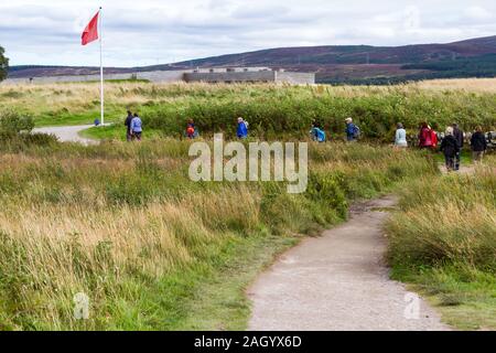 Ecosse - 08 septembre 2019 : sur le chemin d'expérience de la bataille de Culloden, Écosse, Royaume-Uni 08 Septembre 2019 Banque D'Images