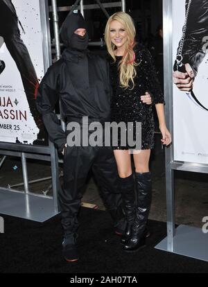 Stephanie Pratt - NINJA ASSASSIN Premiere à GraumanÕs Chinese Theatre de Los Angeles.PrattStephanie 19 Red Carpet Event, Vertical, USA, Film Indust Banque D'Images