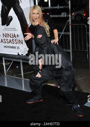 Stephanie Pratt - NINJA ASSASSIN Premiere à GraumanÕs Chinese Theatre de Los Angeles.PrattStephanie 20 Red Carpet Event, Vertical, USA, Film Indust Banque D'Images