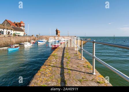 Port de Lynmouth, Exmoor, North Devon , Royaume-Uni Banque D'Images