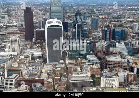 Ville de London Skyline - capitale de l'Angleterre. Banque D'Images