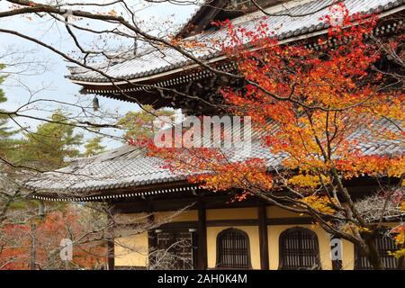 Nanzenji Temple de Kyoto, Japon. Feuillage de l'automne au Japon. Banque D'Images