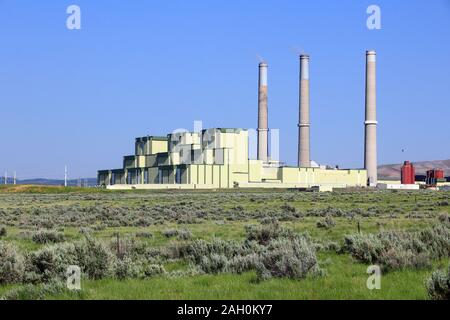 CRAIG, COLORADO - le 19 juin 2013 : Craig, dans le Colorado, aux Etats-Unis. La centrale est exploitée par la génération et l'Association Tri-State Transmission Incorpor Banque D'Images