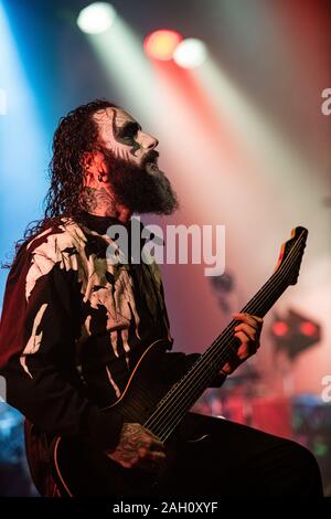 Copenhague, Danemark. 20, décembre 2019. Matal gothique italien Lacuna Coil bande effectue un concert live à Amager Bio à Copenhague. (Photo crédit : Gonzales Photo - Nikolaj Bransholm). Banque D'Images