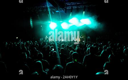 Copenhague, Danemark. 20, décembre 2019. Matal gothique italien Lacuna Coil bande effectue un concert live à Amager Bio à Copenhague. (Photo crédit : Gonzales Photo - Nikolaj Bransholm). Banque D'Images