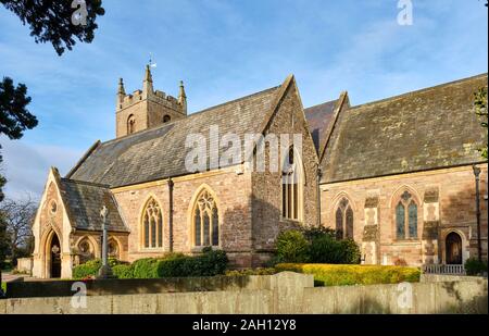 L'église St Mary à Tenbury Wells, Worcestershire Banque D'Images