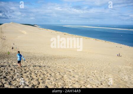 Dune de Pyla, la plus haute dune d'Europe en France Banque D'Images