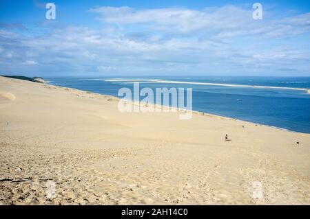Dune de Pyla, la plus haute dune d'Europe en France Banque D'Images