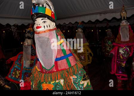 Cotonou ; Bénin ; danse ; danse ; présentation, danse tribale, la culture africaine, costume, costume de l'Afrique, Banque D'Images