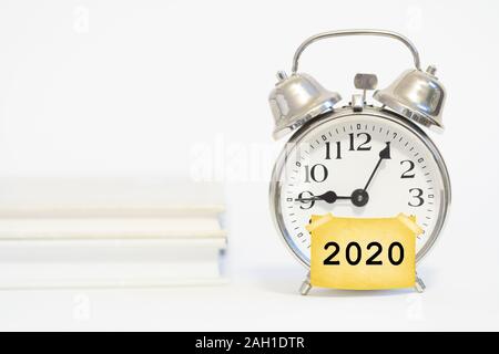 Objectifs 2020 télévision mise sur le tableau Banque D'Images