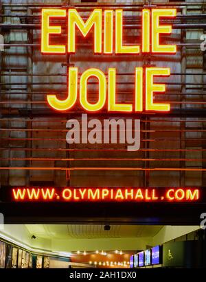 PARIS, FRANCE - 20 MAI 2019- Vue de la French children's encore de Emilie Jolie salle de concert à l'Olympia à Paris en décembre 2019. Banque D'Images