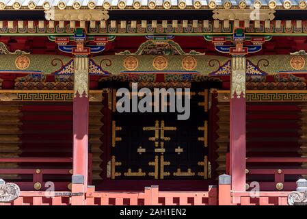 Détail de Toshogu. Nikko, Japon Banque D'Images